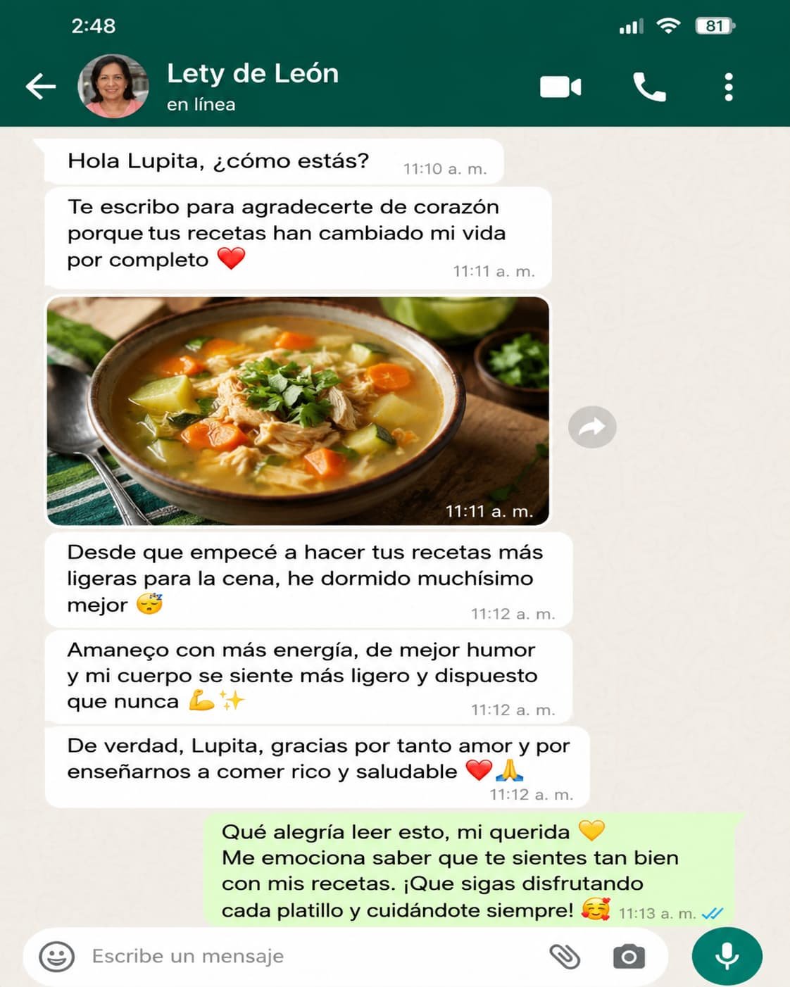 Depoimento Lety de León